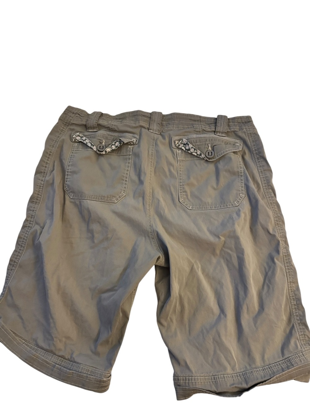 Aventura Women's Cargo Bermuda Shorts Lot of 2 Size 12 Blue & Khaki - Picture 2 of 12